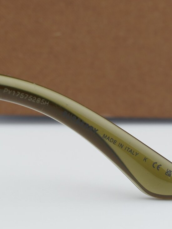 Burberry BE4291 42687 Shield Sunglasses - Green / Grey main image 9